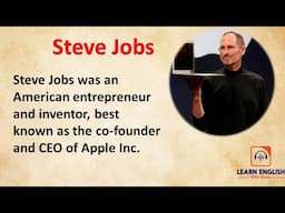 Steve Jobs 🔥 Learn English Through Story 🔥 English Listening Practices