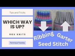 How to determine the direction of knitting (CO vs BO edge) // Technique Tuesday