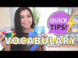 Vocabulary Tips for Enhancing Instruction