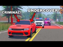 TURNING IN CRIMINALS AS A GETAWAY DRIVER! (ROBLOX ROLEPLAY)