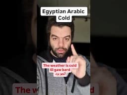 Egyptian Arabic "Cold" #english #egyptianarabic #learnenglish #learnegyptian #egyptianlanguage