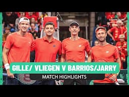 Sander Gille Joran Vliegen v Tomas Vera Nicolas Jarry | Belgium v Chile | Davis Cup Match Highlights