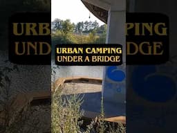 Camping Under a Bridge  #camping #campinglife #stealth #rochesterny