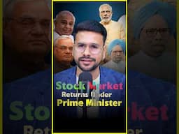 Which Prime Minister Gave the Highest Stock Market Returns? | Who Made Investors Rich?