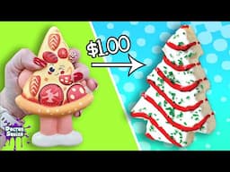 Turning $1 Squishy into Christmas Tree Cake!