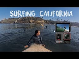 surfing California with Insta360 Ace Pro2