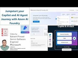 Start Your Copilot And Ai Agent Journey With Azure Ai Foundry, Simplifying Ai Development.