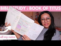 Studying the Book of Titus | Bible Journaling + Adding Paper to my Bible