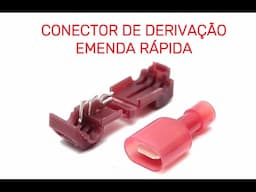 CONECTOR DE DERIVAÇÃO PARA EMEDA RÁPIDA