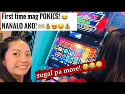 FIRST TIME MAGLARO NG POKIES! NANALO AKO! 🤑🤑😱💰