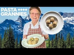 93yr old Dirce makes traditional bread dumplings called canederli | Pasta Grannies