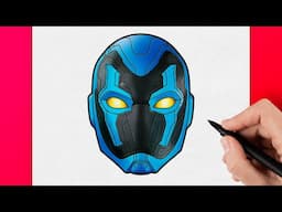 How to Draw Blue Beetle