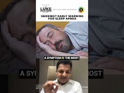 Snoring Early Warning Sign of Sleep Apnea! 🚨 ft. Dr. Vikas Agarwal #SleepApnea #Health