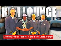 KLM Business Lounge Review | KLM Crown Lounge 52 (Intercontinental) Full Exclusive Tour