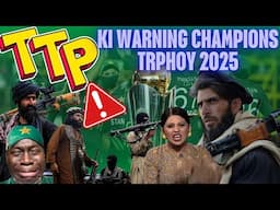 Taliban Ka Champions Trophy me Ane Walon k Liye Warning | Bima Karwa Kar Jana ane me der ho sakte he