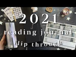 2021 READING JOURNAL FLIP THROUGH 🌘 | full journal