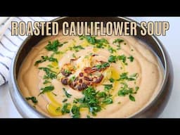 Roasted Cauliflower Soup Recipe