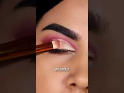 EASIEST GLAM WEDDING Eye Makeup Look using Lakme Rouge Bloom Eyeshadow Palette | #weddingmakeup