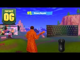 [1HR]Wooting 60HE ASMR 😴 Fortnite OG Solo Gameplay🏆 Satisfying Keyboard 360FPS 4K