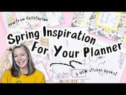 🌸 Spring Inspiration for Your Planner | New Kellofaplan Sticker Books! 🌸