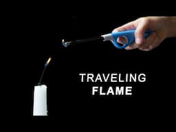 How to Relight a Candle with Smoke: The Traveling Flame Experiment Explained