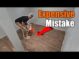 Expensive Mistake Installing Tile For A Customer | THE HANDYMAN |