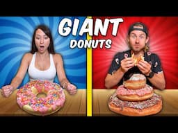 We Lived On GIANT Donuts For 24 Hours!