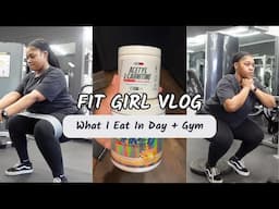 DOWN 100 LBS. NATURALLY| What I Eat In A Day + KILLER LOWER BODY GYM WORKOUT