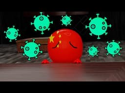 El nuevo virus de China - Chipin18 #countryballs #humor #virus #china