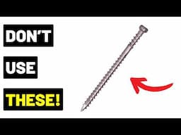 These Screws Are NOT WHAT YOU THINK! Avoid Them...(Reverse Thread / Double Thread Screws)