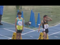 5年 男子 100m 決勝 #小学生陸上【4KｳﾙﾄﾗHD】神奈川県小学生陸上競技秋季交流大会 平塚レモンガススタジアム 2024.10.5