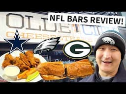 Reviewing NFL BARS in NYC! Eagles, Cowboys, and Packers Bar Reviews!