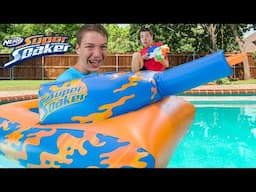 If Nerf Super Soaker Battles Were Like Video Games!