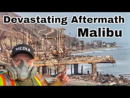 Touring the devastating Aftermath of Malibu`s iconic Coastline along PCH /Pacific Palisades