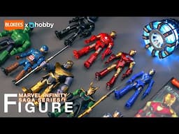 Opening The Marvel Infinity Saga Secret Figure Collection | Blokees Marvel Series 1 | Beat Building