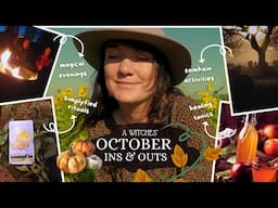 A witches' October | Magical autumn Ins & Outs