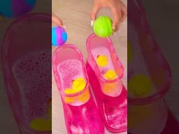 DIRTY FEET TROUBLE? 🦶✨ Watch Mom’s Amazing Spa Shoes to Keep the Bed Clean! #shorts