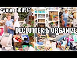 WHOLE HOUSE DECLUTTER AND ORGANIZE 2025!🏠 ORGANIZE WITH ME | DECLUTTERING AND ORGANIZING MOTIVATION