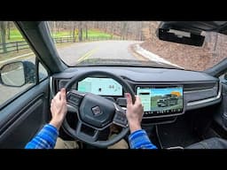 2025 Rivian R1S Dual Motor Max Range - POV Test Drive (Binaural Audio)