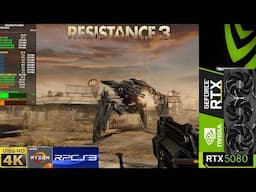 Resistance 3 RPCS3 Emulator 4K 60FPS | RTX 5080 | 9800X 3D 5.6GHz