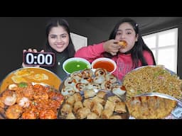 Guess the Bollywood Songs Food Challenge | Spicy Momos🌶️, Golgappe, Spring Roll, Burger, ChowMein