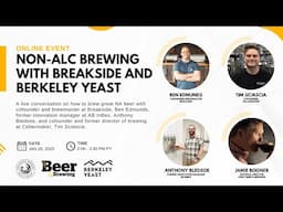 Non-Alc Brewing with Breakside + Berkeley Yeast