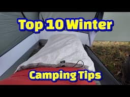 Top10 winter camping tips #wildcamping #campingtips #wintertips #wintercamping