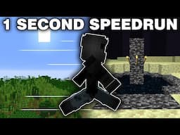 The Unbelievable Way That Minecraft Was Beaten In 1 Second