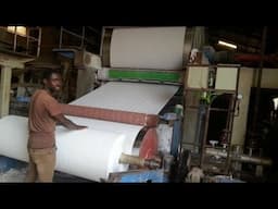 How Billion Tons Of Paper Made in Factory - Wood Harvesting And Processing - Paper Factory