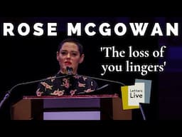 Rose McGowan reads a powerful letter from a daughter to her late mother