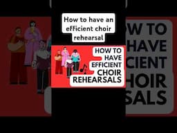 How to have an efficient #choir rehearsal - new video is up on the @Enquire2Choir!