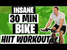 HIIT Workout - Insane 30 Minute Bike Workout