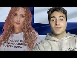 ALEX REACTS TO NELLI MATULA with " HITAAMMIN HAUTAAN " | Eurovision 2025, Finland's UMK