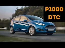 Ford Fiesta P1000 code on scanner. Just service code